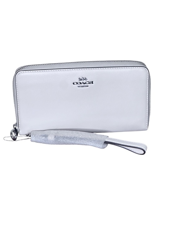 Coach Handbags - NWT Coach Long Zip Around Wallet in the color Chalk.